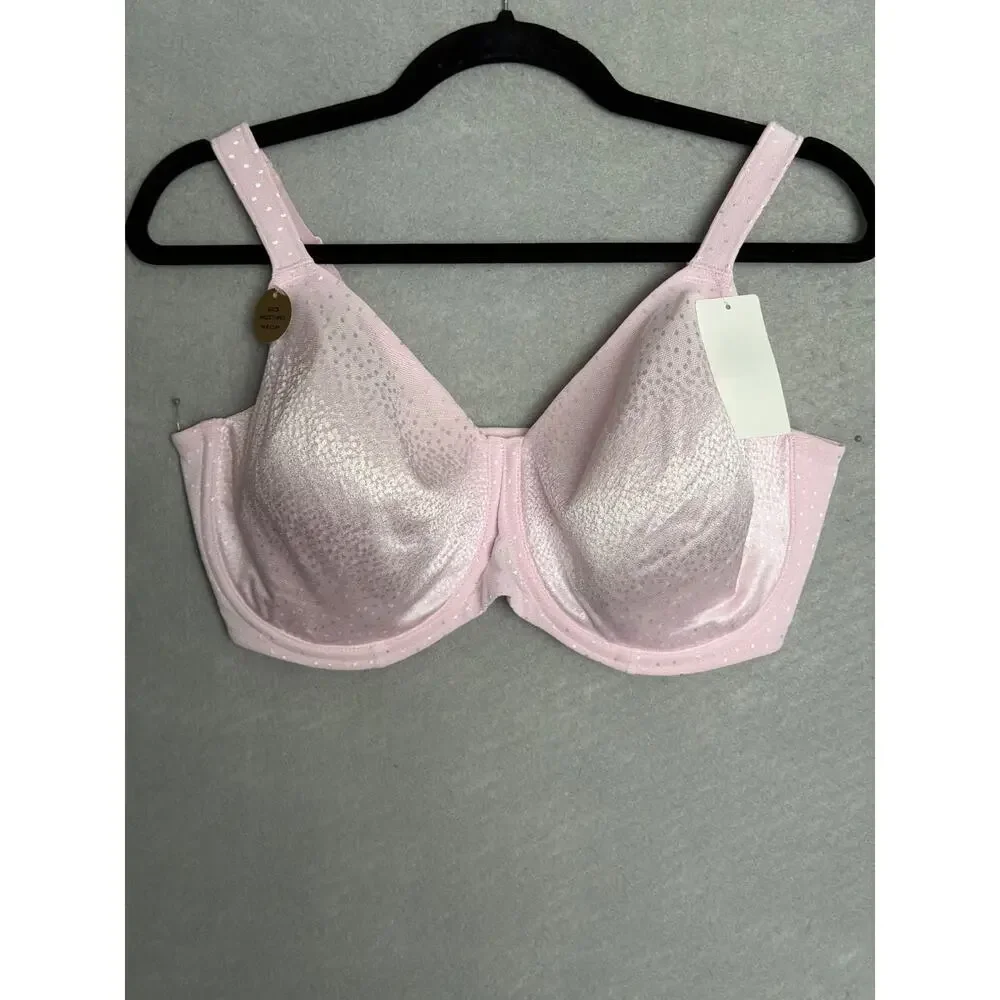 Wacoal Back Smoothing Bra Underwire Light Pink Women's 36J NEW